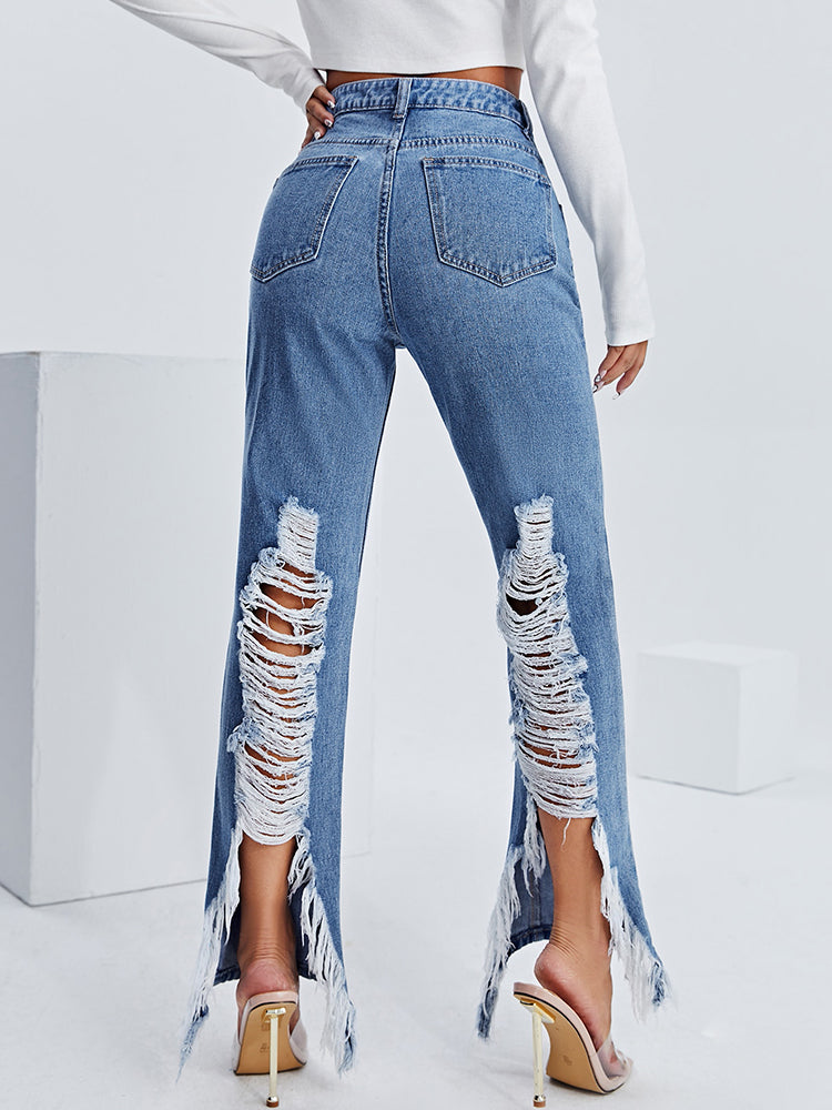 Y2k Ripped Jeans